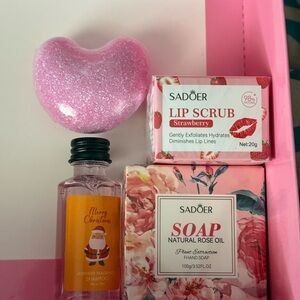 Lip Scrub and Soap Set